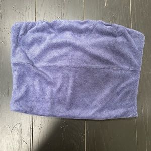 Terry cloth tube top